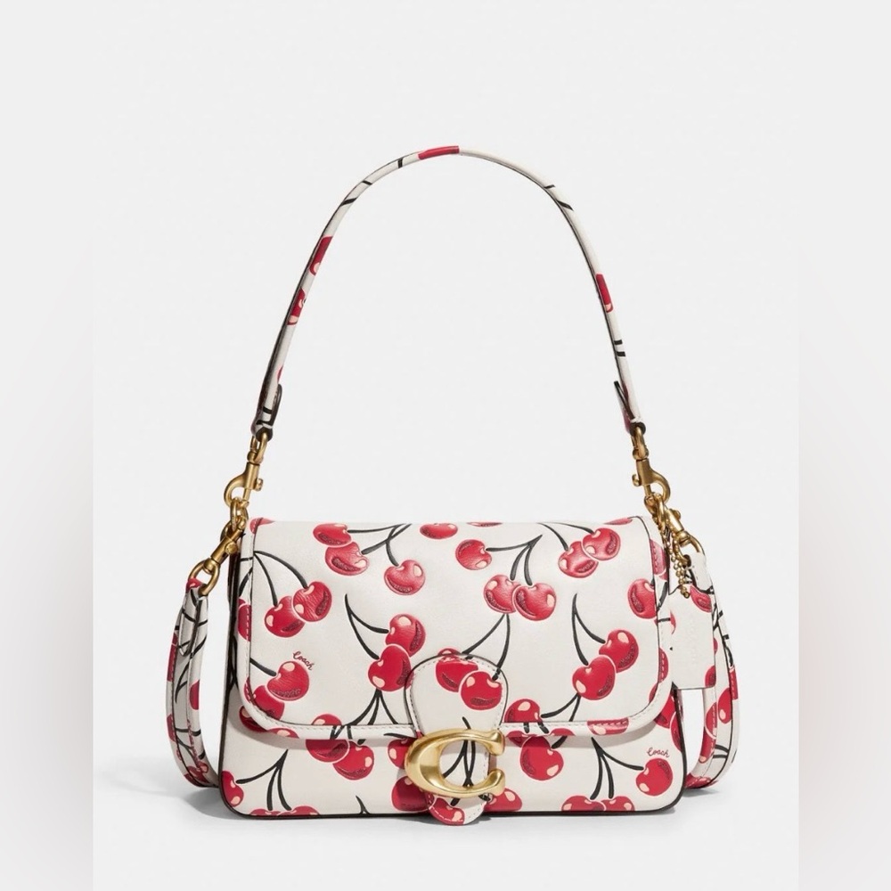 Cherry Soft Tabby Shoulder Bag